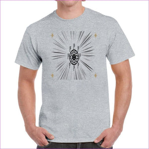 S SportS Grey - Fehu Sun Unisex Heavy Cotton T-Shirt - Unisex T-Shirt at TFC&H Co.