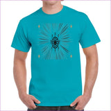 S Tropical Blue - Fehu Sun Unisex Heavy Cotton T-Shirt - Unisex T-Shirt at TFC&H Co.