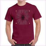 S Maroon - Fehu Sun Unisex Heavy Cotton T-Shirt - Unisex T-Shirt at TFC&H Co.