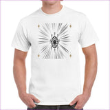 White - Fehu Sun Unisex Heavy Cotton T-Shirt - Unisex T-Shirt at TFC&H Co.