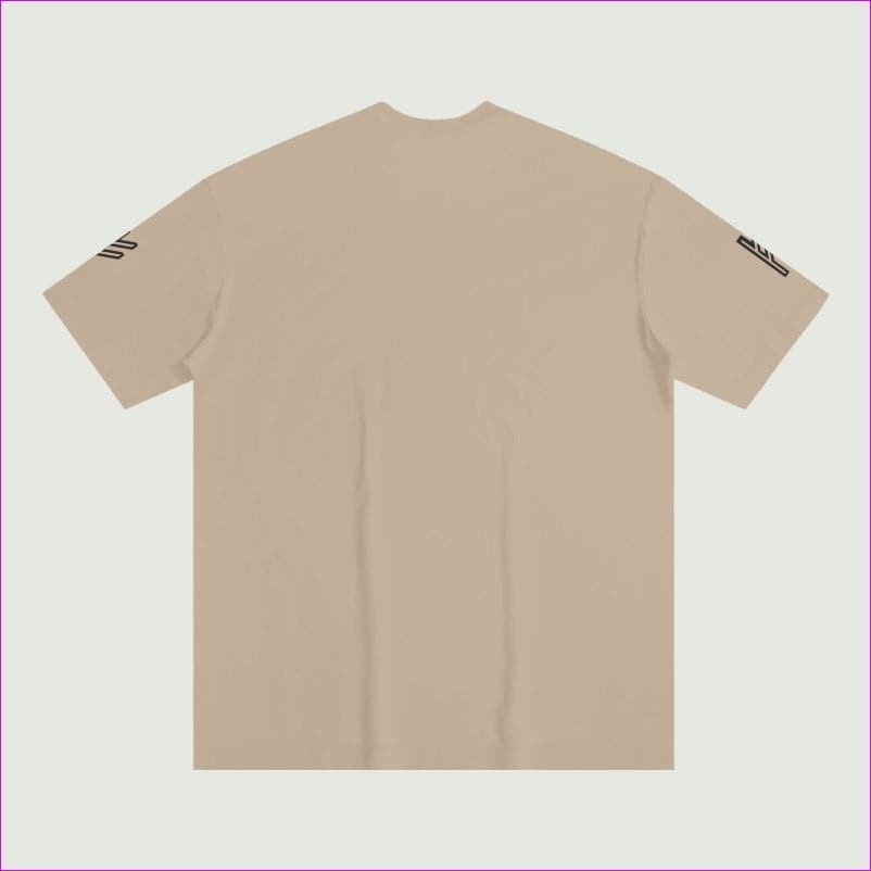 Khaki Fehu Sun Unisex Slit Hem T-shirt - Unisex T-Shirt at TFC&H Co.