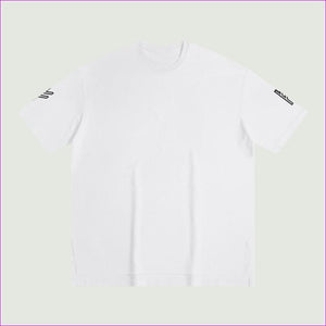 White Fehu Sun Unisex Slit Hem T-shirt - Unisex T-Shirt at TFC&H Co.