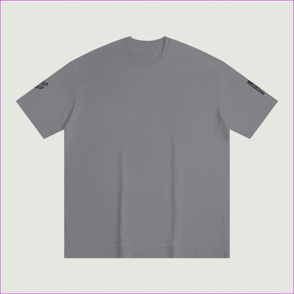 Light Gray Fehu Sun Unisex Slit Hem T-shirt - Unisex T-Shirt at TFC&H Co.