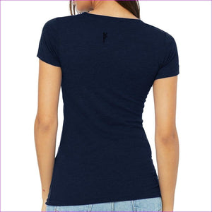 Navy - Fehu Sun Womens Slim Fit Tee - Womens T-Shirts at TFC&H Co.