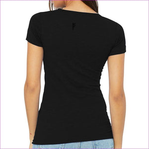 Black - Fehu Sun Womens Slim Fit Tee - Womens T-Shirts at TFC&H Co.
