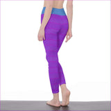 purple - Fishnet Candy Womens Casual Leggings - Purple - womens leggings at TFC&H Co.