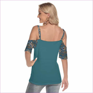 - Flame Womens Off-Shoulder Criss Cross Top - womens top at TFC&H Co.