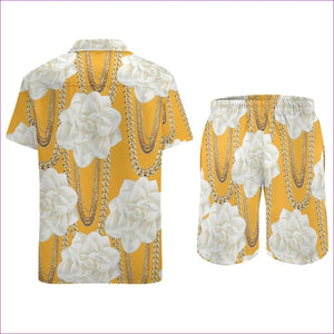 - Floral Chain Leisure Beach Suit - 3 options - mens top & short set at TFC&H Co.