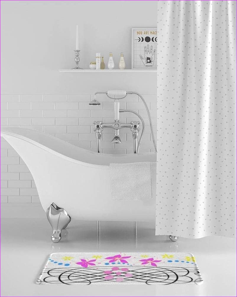 - Floral Home Bath Mat - bath mat at TFC&H Co.