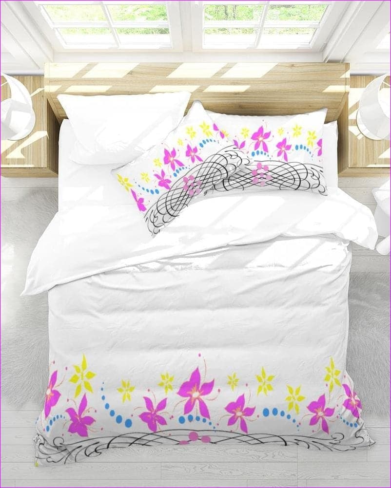 Floral Home King Duvet Cover Set - bedding at TFC&H Co.