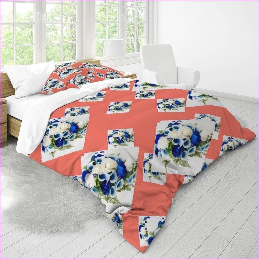 Floral II Home Queen Duvet Cover Set - bedding at TFC&H Co.