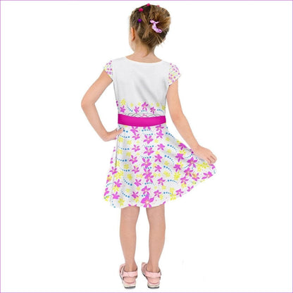Floral Kids 2 Kids Short Sleeve Dress - kids dress at TFC&H Co.