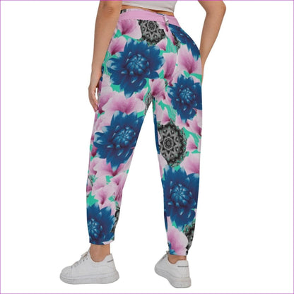 Floral Realm Women’s Pants With Waist Belt Voluptuous (+) Plus Size - women's pants at TFC&H Co.