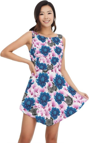 Floral Realm Womens Vest Dress - women's dress at TFC&H Co.