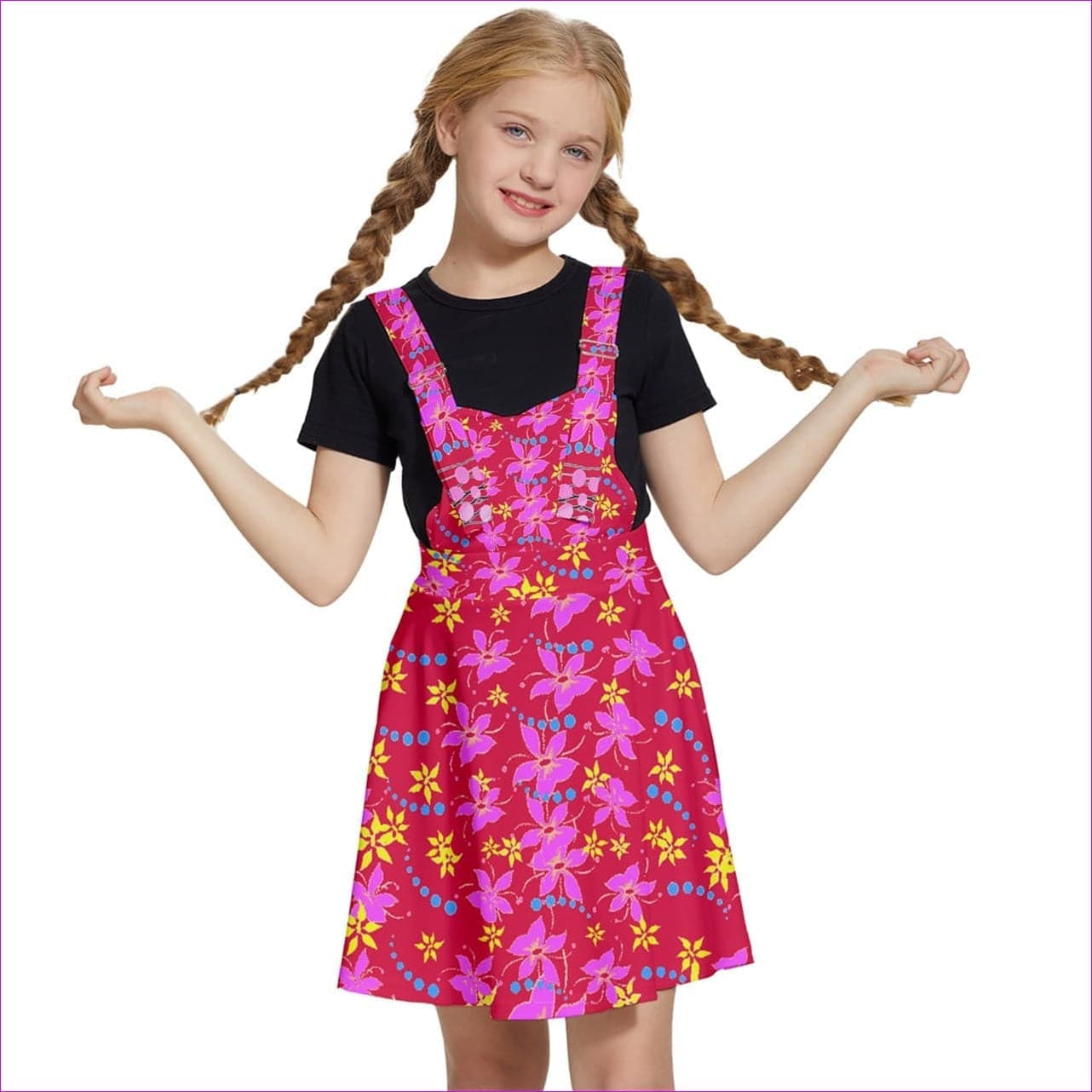 Floral Wear Girls' Apron Dress - kid's dress at TFC&H Co.