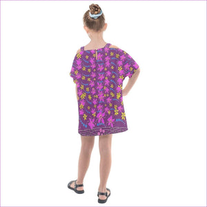 - Floral Wear Kids in Purple Kids Chiffon Dress - kids dress at TFC&H Co.