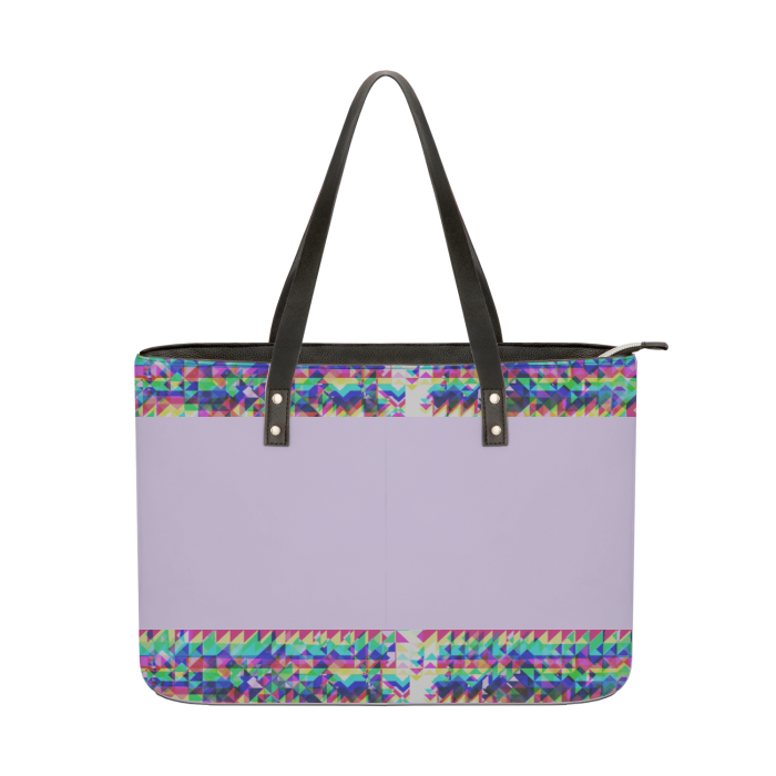 Orchid Petal ONE SIZE - Fractured Leather Shoulder Bag - 5 colors - Tote bags at TFC&H Co.