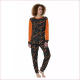 black Freaky Season Womens Pajama Set - women's pajama set at TFC&H Co.