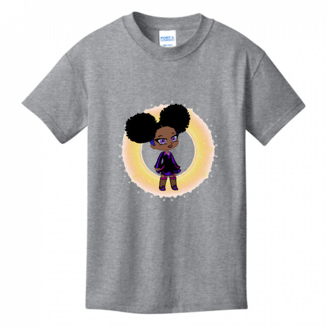 Kids T-Shirts Athletic-Heather Fro-Puff 2 Kid's T-Shirt - Ships from The US - Kid's t-shirt at TFC&H Co.
