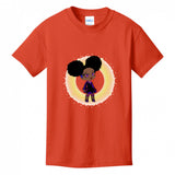 Kids T-Shirts Orange - Fro-Puff 2 Kid's T-Shirt - Ships from The US - Kids t-shirt at TFC&H Co.