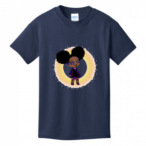 Kids T-Shirts Navy - Fro-Puff 2 Kid's T-Shirt - Ships from The US - Kids t-shirt at TFC&H Co.