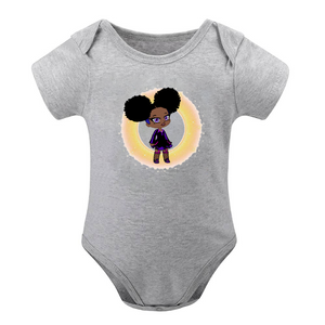 GRAY - Fro-Puff Baby Onesie - infant onesie at TFC&H Co.