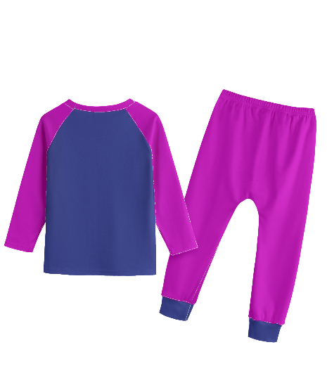 Fro-Puff Kid's Knitted Fleece Set - girl's top & pants set at TFC&H Co.