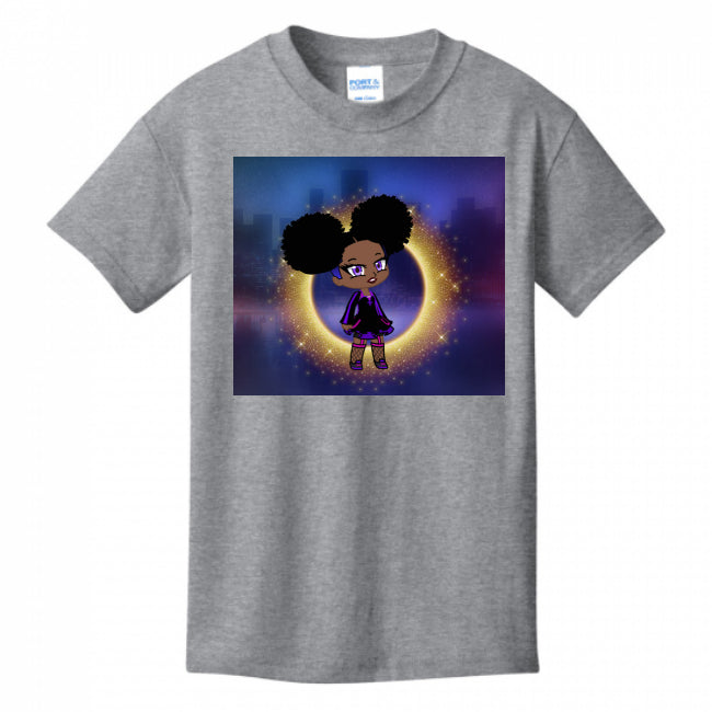 KIDS T-SHIRTS ATHLETIC-HEATHER - Fro-Puff Kid's T-shirts - Ships from The US - Kids t-shirt at TFC&H Co.