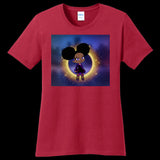 WOMENS T-SHIRT RED - Fro-Puff Women's & Teen's T-shirt - Ships from The US - womens t-shirt at TFC&H Co.