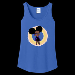 WOMENS TANK TOP ROYAL-BLUE Fro-Puff Women's & Teen's Tank Top - Ships from The US - Apparel & Accessories at TFC&H Co.