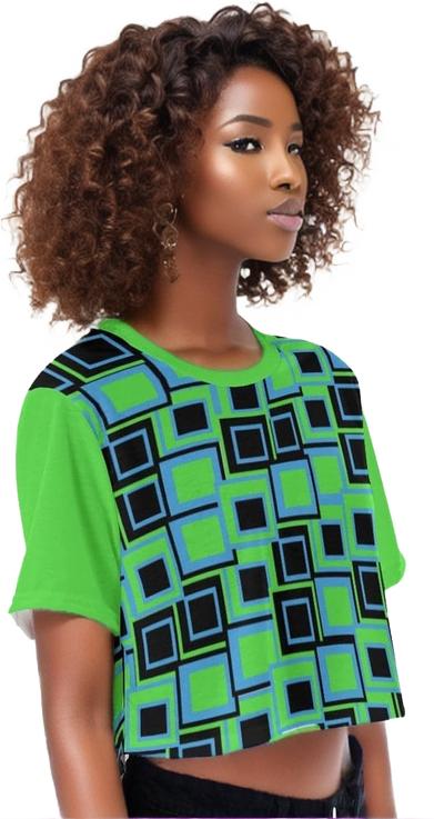 Funky² Cropped T-Shirt - women's cropped tee at TFC&H Co.