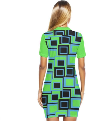 Funky² Womens Polo Collar Dress - women's polo dress at TFC&H Co.