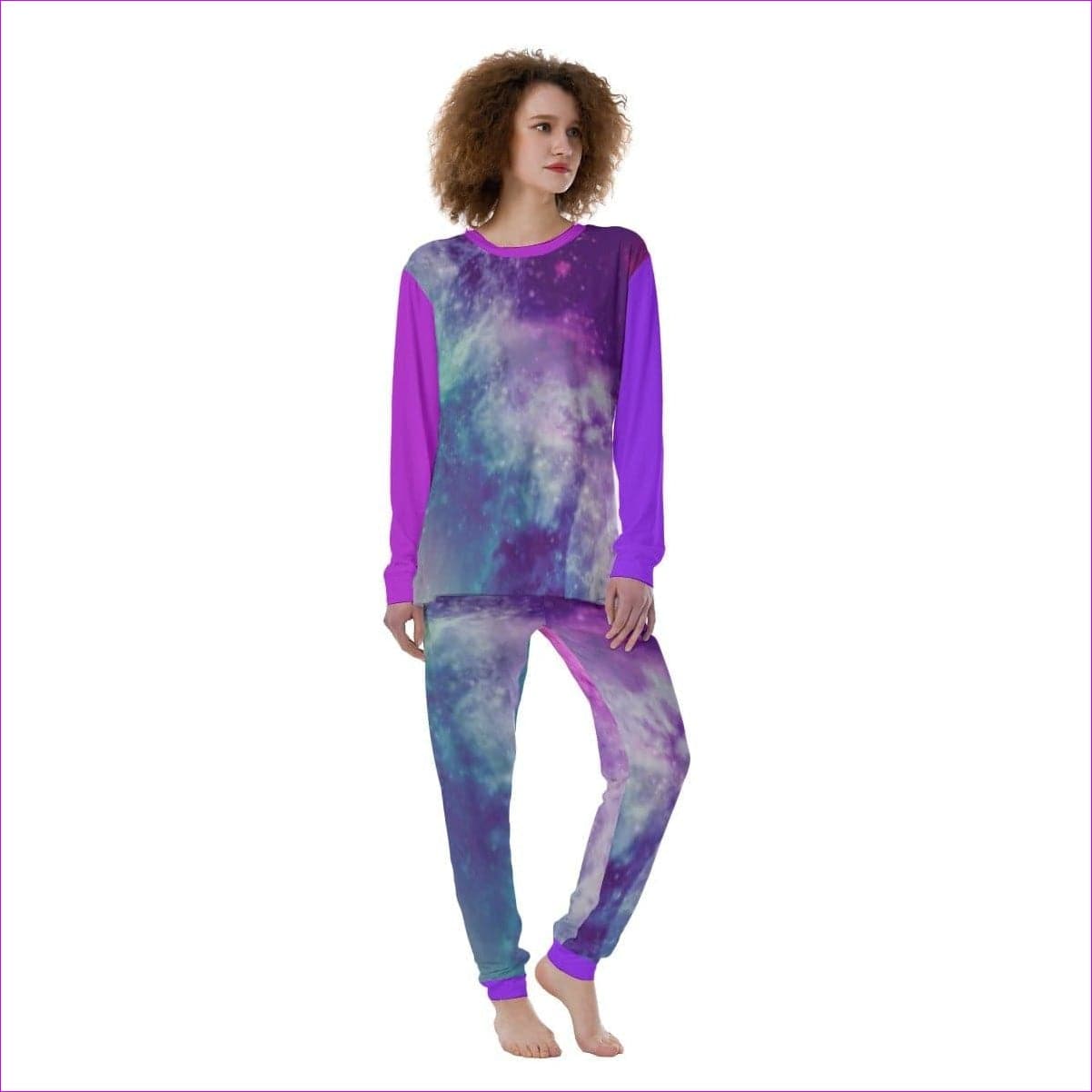 multi-colored Galaxy Womens Pajamas - women's pajama set at TFC&H Co.