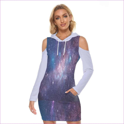 multi-colored Galaxy Womens Tight Dress - women's dress at TFC&H Co.