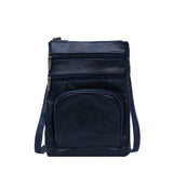 Blue - Genuine Leather Crossbody Bag - handbags at TFC&H Co.