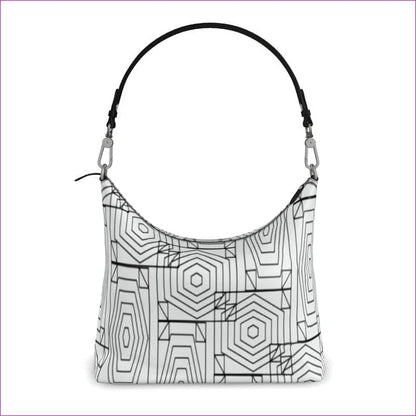 Geode Authentic Leather Square Hobo Bag - handbag at TFC&H Co.