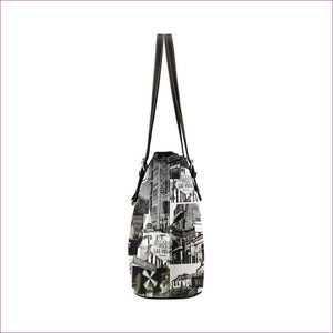 - Greyed Streets Leather Tote - handbags at TFC&H Co.
