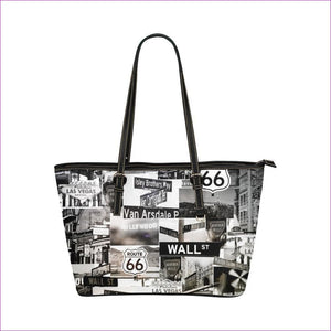 Greyed Streets Leather Tote - handbags at TFC&H Co.