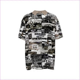 gray - Greyed Streets Men's Imitation Silk Short-Sleeved Shirt - Mens T-Shirts at TFC&H Co.