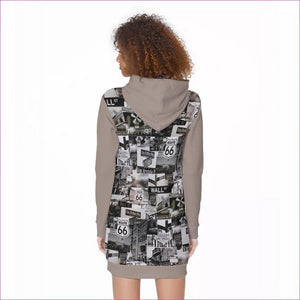 Greyed Streets Womens Hoodie Dress - women's hoodie dress at TFC&H Co.