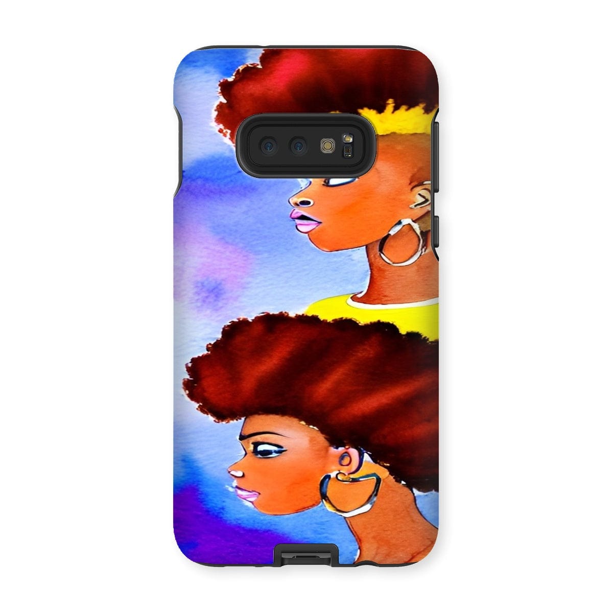 Samsung Galaxy S10E - Grunge Fro Tough Phone Case - Phone & Tablet Cases at TFC&H Co.