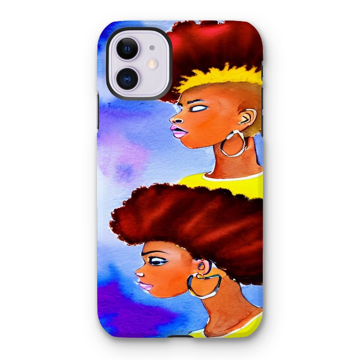 iPhone 11 - Grunge Fro Tough Phone Case - Phone & Tablet Cases at TFC&H Co.