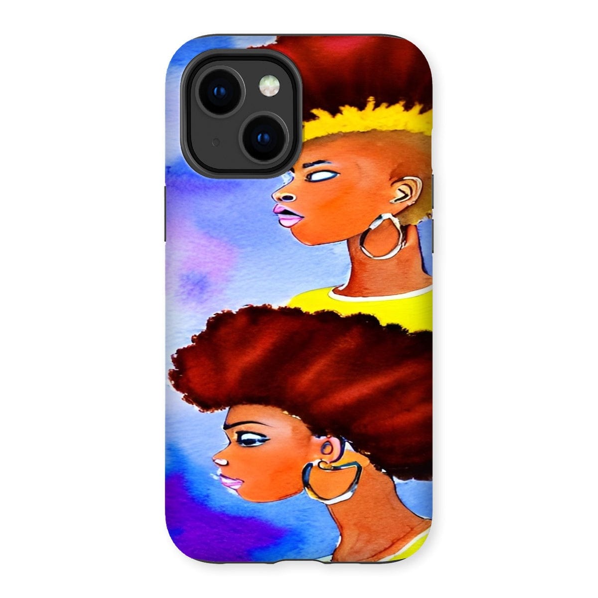 iPhone 14 Plus - Grunge Fro Tough Phone Case - Phone & Tablet Cases at TFC&H Co.