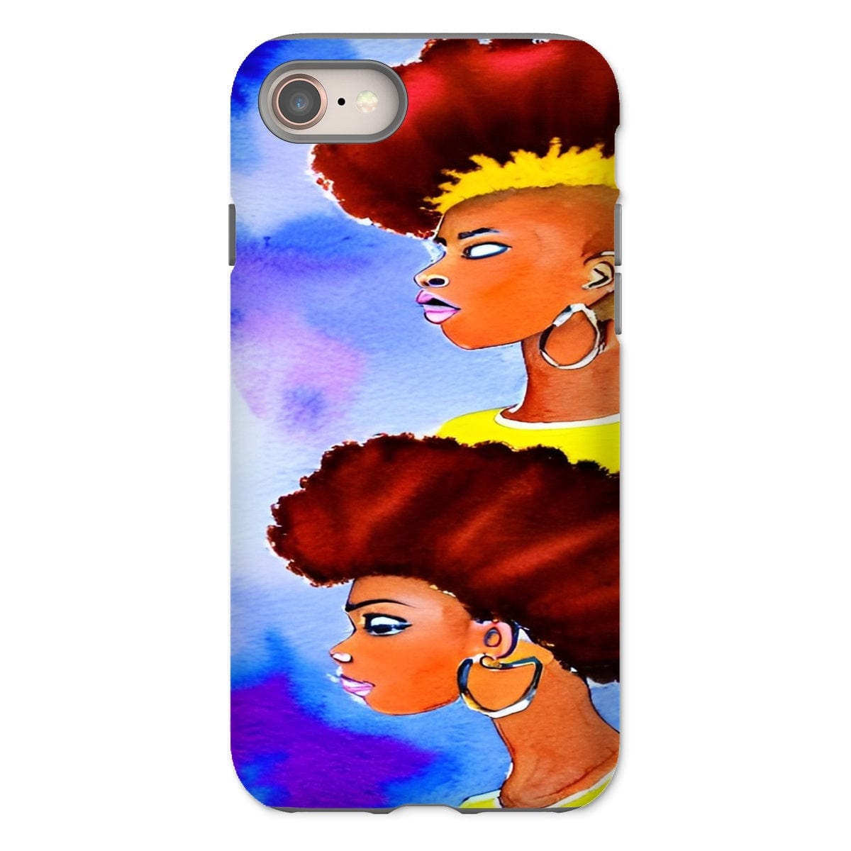 iPhone 8 - Grunge Fro Tough Phone Case - Phone & Tablet Cases at TFC&H Co.