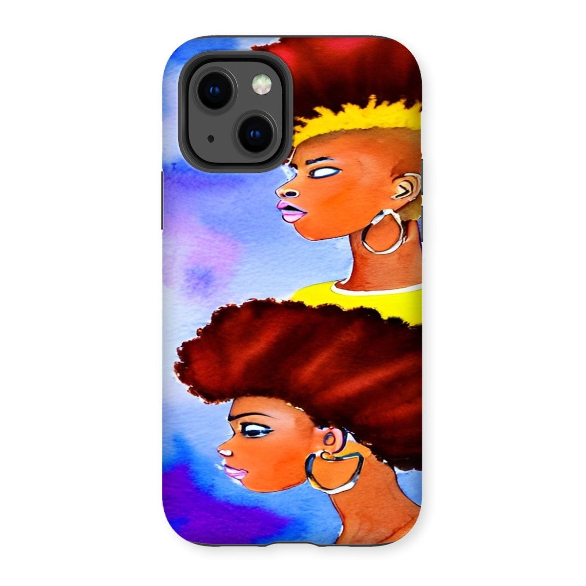 iPhone 13 - Grunge Fro Tough Phone Case - Phone & Tablet Cases at TFC&H Co.
