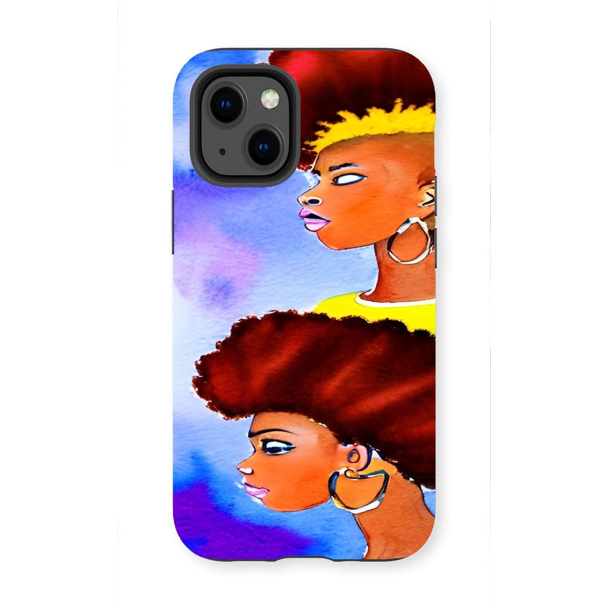 iPhone 13 Mini - Grunge Fro Tough Phone Case - Phone & Tablet Cases at TFC&H Co.