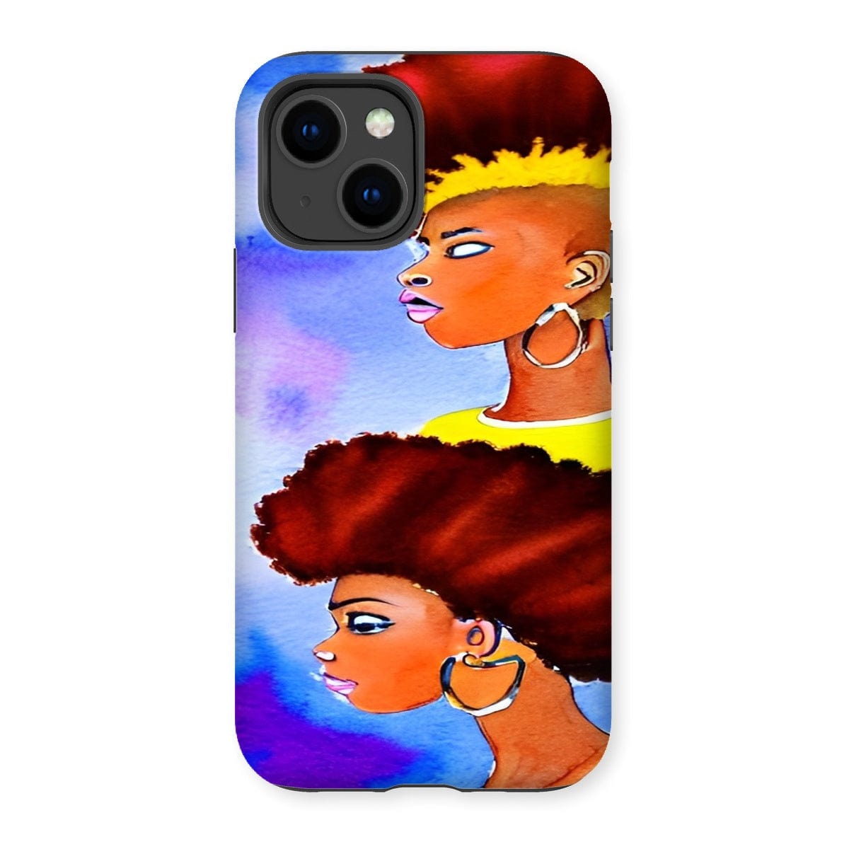 iPhone 14 Grunge Fro Tough Phone Case - Phone & Tablet Cases at TFC&H Co.