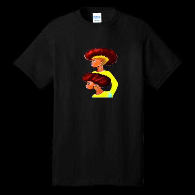 Unisex T-Shirt Black - Grunge Fro Unisex T-shirt - unisex t-shirt at TFC&H Co.