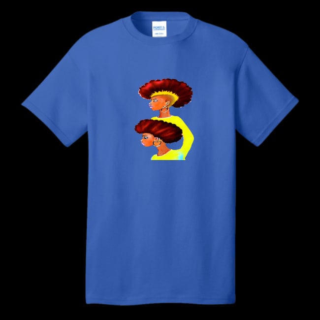 Unisex T-Shirt Royal-Blue - Grunge Fro Unisex T-shirt - unisex t-shirt at TFC&H Co.