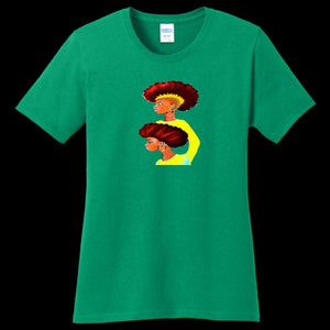 Womens T-Shirt Kelly - Grunge Fro Women's T-Shirt - womens t-shirt at TFC&H Co.